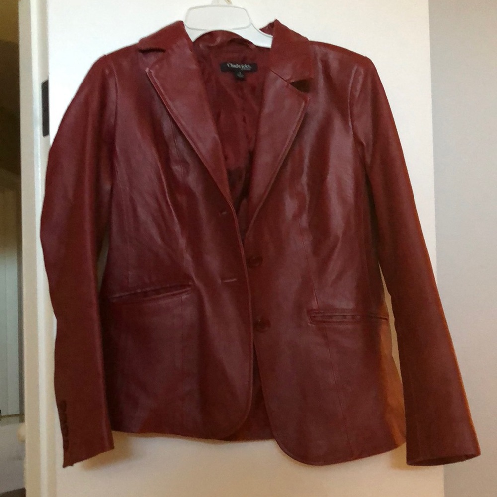 Chadwicks red leather jacket